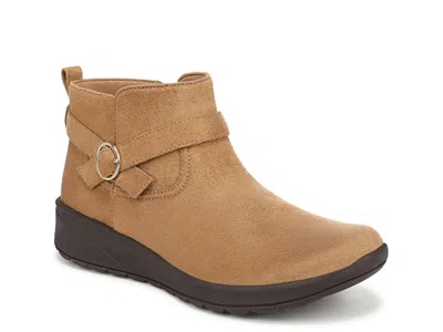 Lifestride Guilder Wedge Bootie In Brown