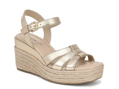 Lifestride Havana Espadrille Wedge Sandal In Neutral