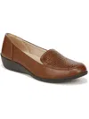 Lifestride India Perforated Wedge Flat In Brown