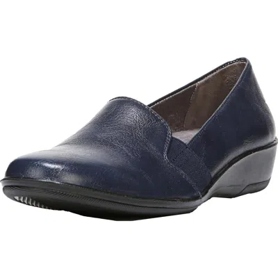 Lifestride Isabelle Womens Cushioned Footbed Flat Loafers In Multi