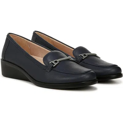 Lifestride Jovial Bit J2743s1400 Loafers Women's Navy Wedge Heel Htat960 In Multi
