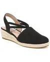 Lifestride Katrina 2 Womens Cushioned Footbed Canvas Wedge Sandals