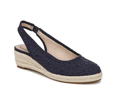 Lifestride Kayden Espadrille Wedge Pump In Blue