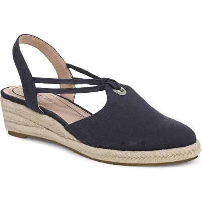 Lifestride Kennedy Wedge Sandal In Navy