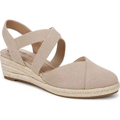 LIFESTRIDE LIFESTRIDE KIMBALL SLINGBACK ESPADRILLE PLATFORM WEDGE