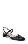 Lifestride Minimalist Womens Strappy Pointed Toe Slingback Heels In Black