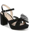 Lifestride Last Dance Platform Sandal In Black Fabric