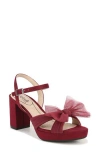 Lifestride Last Dance Platform Sandal In Pinot Noir