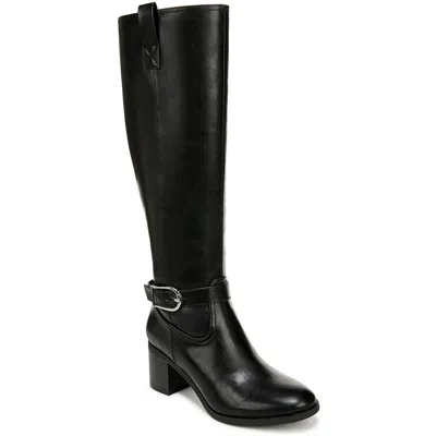Lifestride Legend Womens Buckle Knee-high Boots In Black