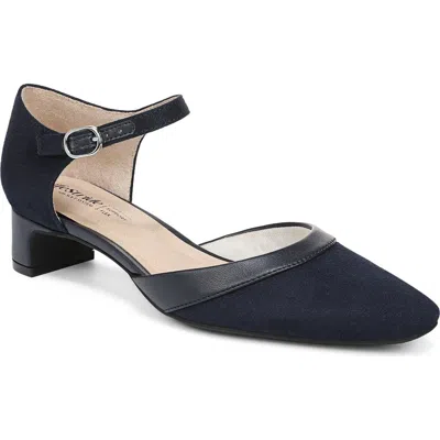 Lifestride Leighton Ankle Strap Pump In Blue