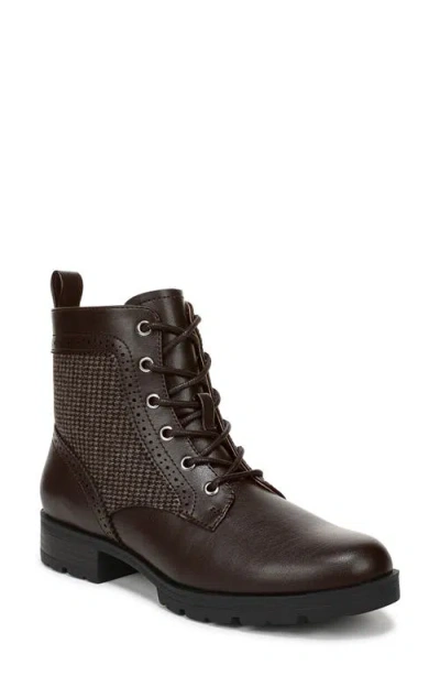 Lifestride Lena Combat Boot In Brown