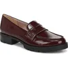 Lifestride London Platform Loafer In Burgundy