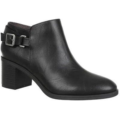 Lifestride Lorelai Womens Zipper Faux Leather Ankle Boots In Multi