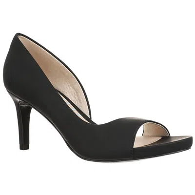 Lifestride Mantra Womens Cushioned Footbed Faux Leather D'orsay Heels In Multi