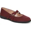 Lifestride Women's Marnie Round Toe Mary Jane Flats In Red