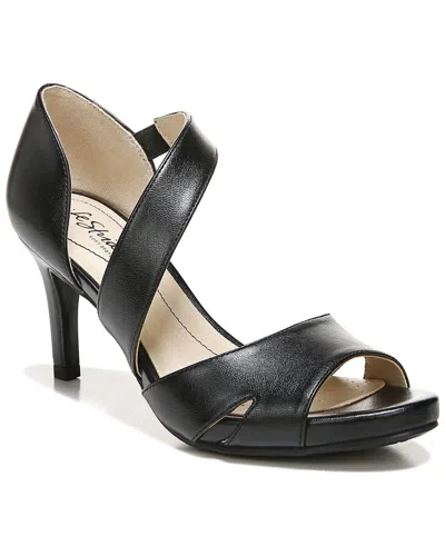 Lifestride Mega Pumps In Black Faux Leather