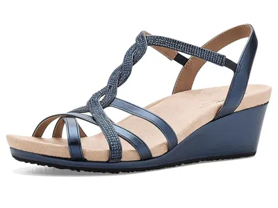 Lifestride Miami Strappy Sandals In Blue