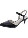 Lifestride Miley Womens Faux Leather Pointed Toe Kitten Heels In Multi