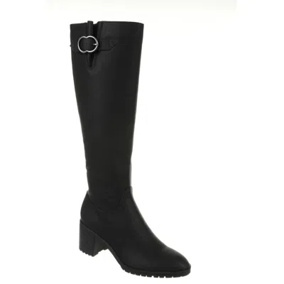Lifestride Morrison Womens Leather Buckle Knee-high Boots In Multi