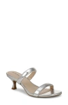 Lifestride Women's Nalani Open Round Toe Slide Dress Sandals In Silver