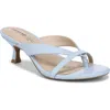 Lifestride Navine Kitten Heel Flip Flop In Blue