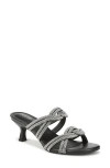 Lifestride Night Out Crystal Embellished Slide Sandal In Black