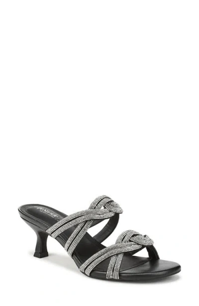 LIFESTRIDE LIFESTRIDE NIGHT OUT CRYSTAL EMBELLISHED SLIDE SANDAL