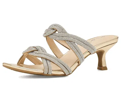 Lifestride Night-out Slide Sandals In Gold