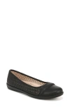 Lifestride Nile 2 Ballet Flats In Black Perforated