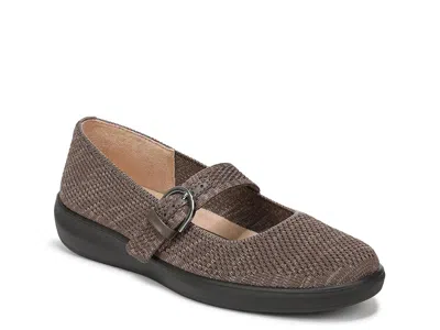 Lifestride Nuevo Mary Jane Flat In Brown