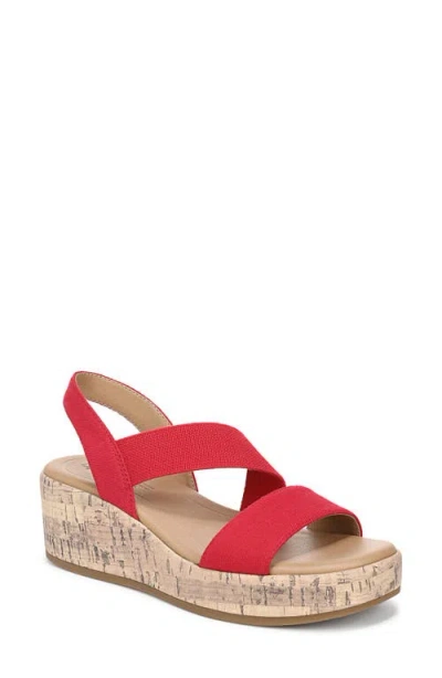 Lifestride Odette Strappy Sandals In Red