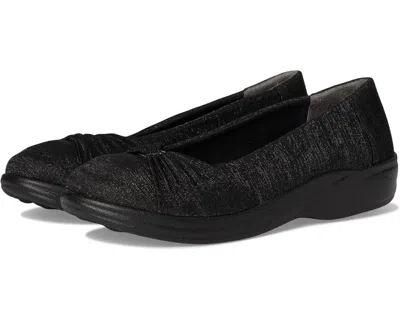 Lifestride Paige J0040f1001 Flat Black Fabric Round Toe Slip-on Hawk674