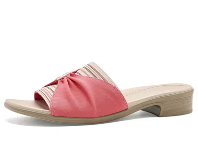 Lifestride Paradise Slides Women's Sandals Coral Beach Jersey Fabric: 9 M (b) In Multi