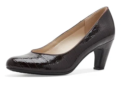Lifestride Parigi-plus Pump Shoes Women's Shoes Dark Chocolate: 8 W (c) In Black