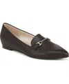 Lifestride Precious 2 Chain Detail Loafers In Dark Chocolate Brown Faux Leather