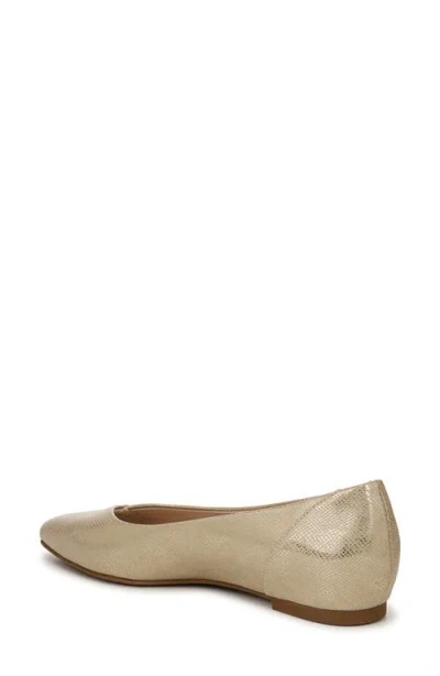 Lifestride Promise Pointed Toe Flat In Gold
