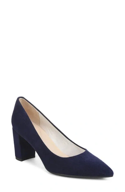 Lifestride Rebecca Pointed Toe Pump In Blue
