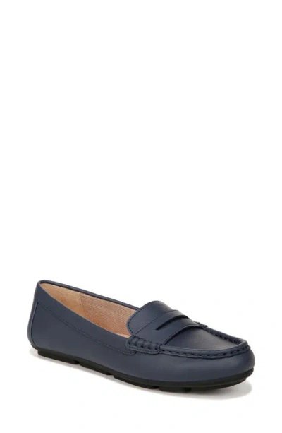Lifestride Riviera Loafer In Lux Navy Faux Leather
