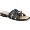 Lifestride Royalty Bit Slide Sandal In Black