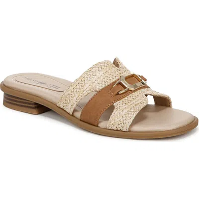 Lifestride Royalty Bit Slide Sandal In Natural Fabric