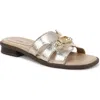 Lifestride Royalty Bit Slide Sandal In Platino