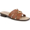 Lifestride Royalty Bit Slide Sandal In Tan