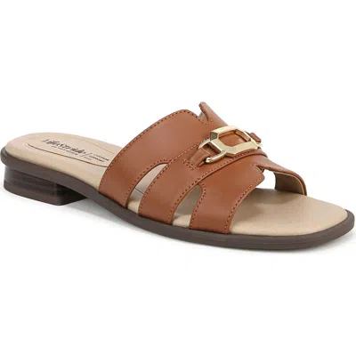 Lifestride Royalty Bit Slide Sandal In Tan