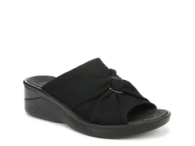 Lifestride Serenade Wedge Sandal In Black