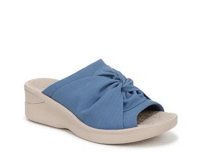 Lifestride Smile Wedge Sandal In Blue