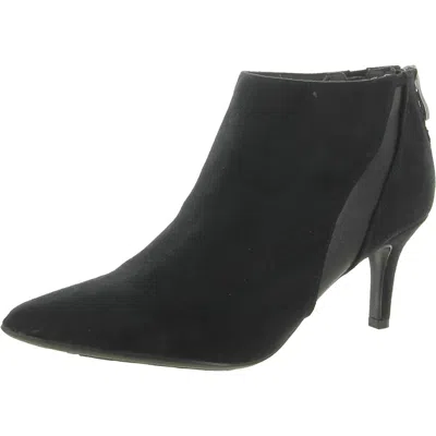 LIFESTRIDE SPARROW WOMENS FAUX SUEDE POINTED TOE ANKLE BOOTS