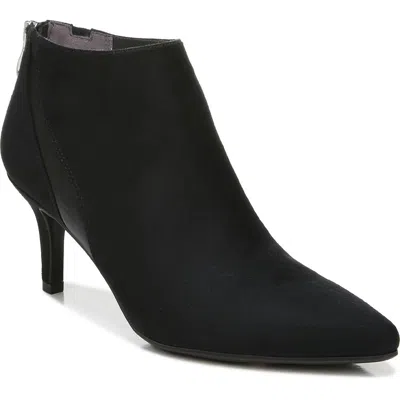 LIFESTRIDE SPARROW WOMENS FAUX SUEDE POINTED TOE ANKLE BOOTS