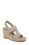 Lifestride Tallulah Espadrille Slingback Platform Wedge Sandal In Gold