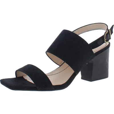 Lifestride Teddi Womens Faux Suede Slingback Sandals In Multi