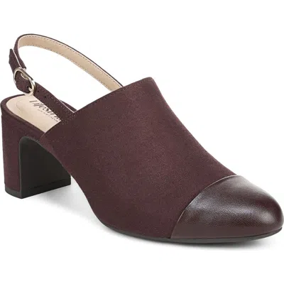 Lifestride Tessa Slingback Pump In Brown